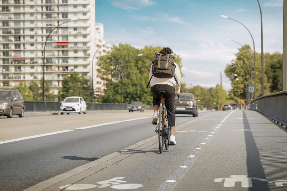 Vélo sur pont